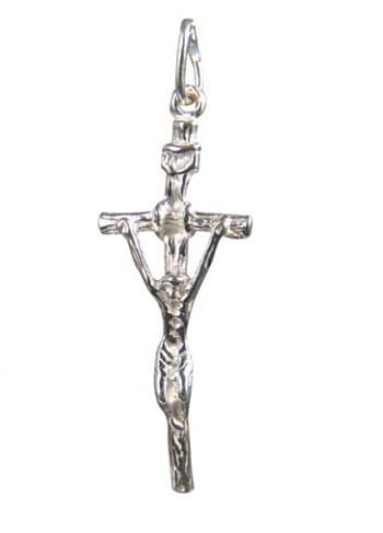 Krzyżyk srebrny papieski - K14 e-religijne.pl