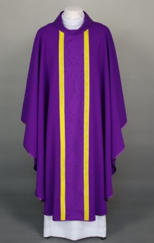 Ornat fioletowy z pasem 1-192-44 e-religijne.pl