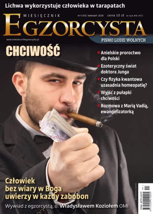 Wydawnictwo MONUMEN: Miesięcznik Egzorcysta. Pismo ludzi wolnych - kwiecień 2016 nr 4 (44) księgarnia katolicka sklep e-religijne.pl
