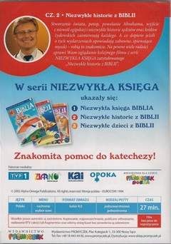 Niezwykłe historie z Biblii cz. 2 - animowany film religijny dla dzieci - DVD e-religijne.pl