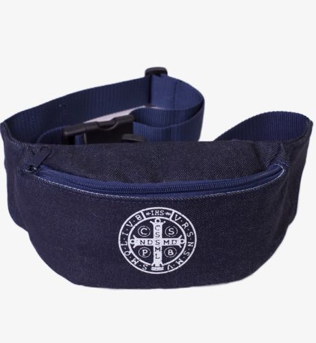 SŁOWO MA MOC - Szaszetka - nerka z religijnym motywem - medal św. Benedykta SKLEP CHRZEŚCIJAŃSKI - odzież religijna, koszulki, czapki, kubki z cyatami biblijnymi