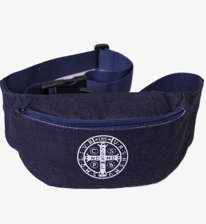 SŁOWO MA MOC - Szaszetka - nerka z religijnym motywem - medal św. Benedykta SKLEP CHRZEŚCIJAŃSKI - odzież religijna, koszulki, czapki, kubki z cyatami biblijnymi