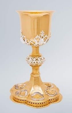 Kielich liturgiczny złocony PK8 e-religijne.pl