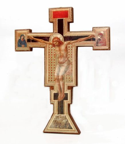 Ikona Ukrzyżowanie - reprodukcja na desce e-religijne.pl