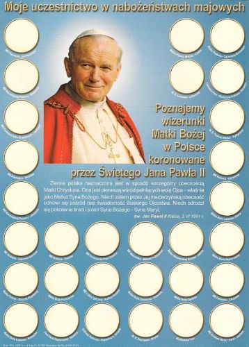 kontrolki na nabożeństwa majowe