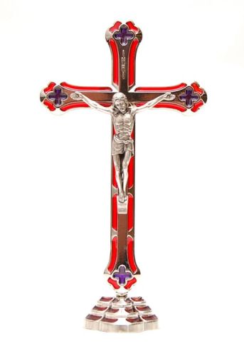 Krzyż stojący pasyjka - witraż 127 e-religijne.pl