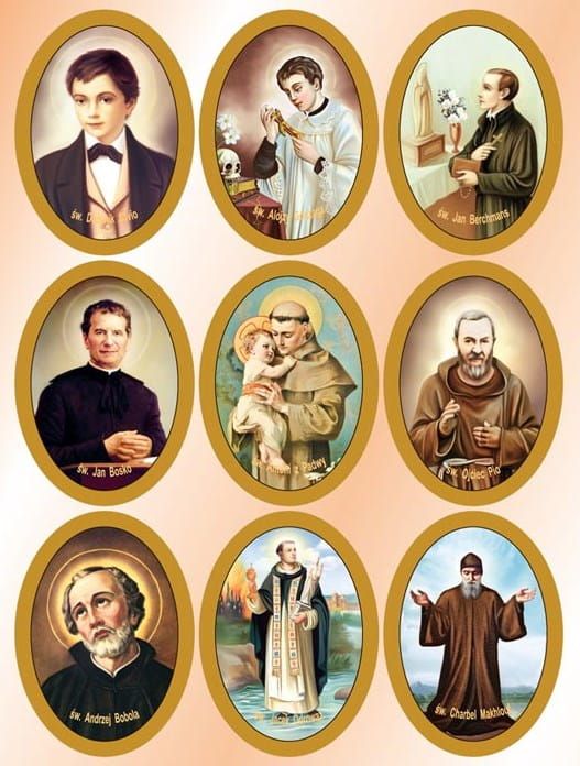 Religijne naklejki na katechezę, upominek religijny, dla dzieci, dla ministrantów. Sklep katolicki e-religijne.pl - największy wybór pomocy katechetycznych, na nagrody.