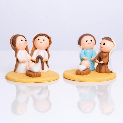 Święta Rodzina szopka z modeliny H15062 e-religijne.pl sklep z dewocjonaliami