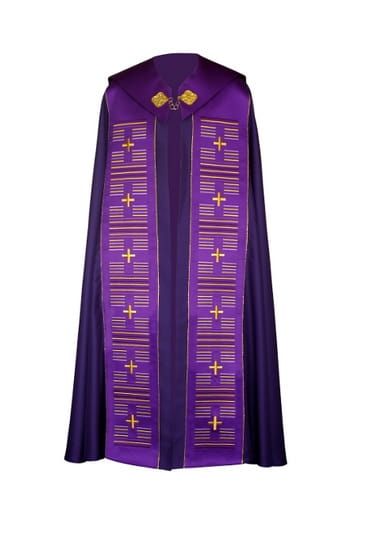 Kapa liturgiczna fioletowa pogrzebowa 2-064-4 e-religijne.pl