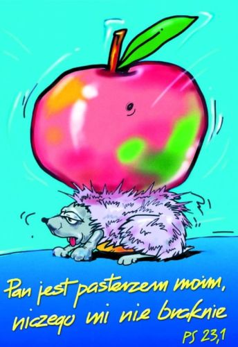 Pocztówka religijna - "Pan jest pasterzem moim ..."