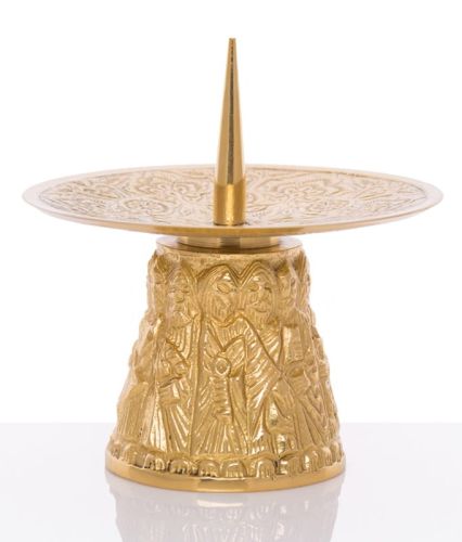 Lichtarz świecznik ołtarzowy mosiężny P-09 księgarnia sklep liturgiczny