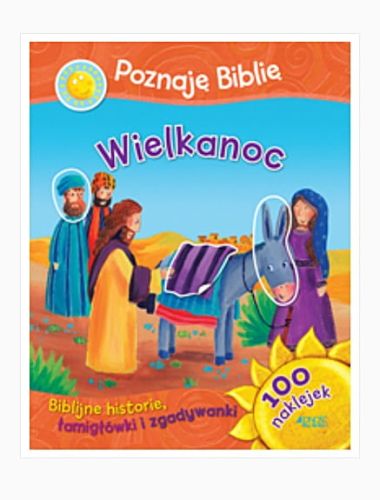 Poznaję Biblię - Wielkanoc. Biblijne historie, łamigłówki i zgadywanki – 100 naklejek