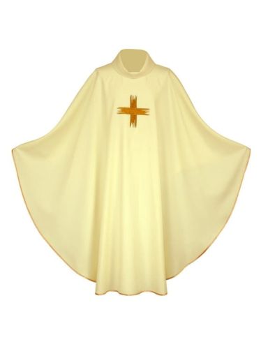 Ornat kremowy haftowany 1-217-1 e-religijne.pl