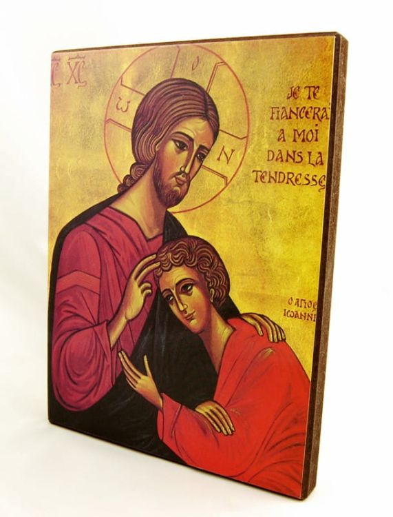 Ikona Jezus ze św. Janem - reprodukcja e-religijne.pl