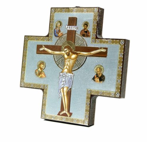 Ikona Krzyż 15 x 15 reprodukcja e-religijne.pl