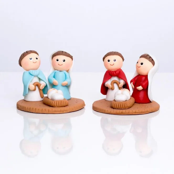 Święta Rodzina szopka z modeliny H15062 - 2 sklep z dewocjonaliami e-religijne.pl