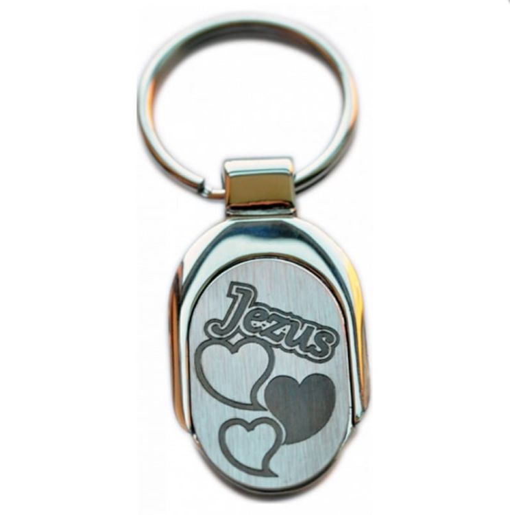 Breloczek metalowy z tekstem religijnym nr. 3 e-religijne.pl