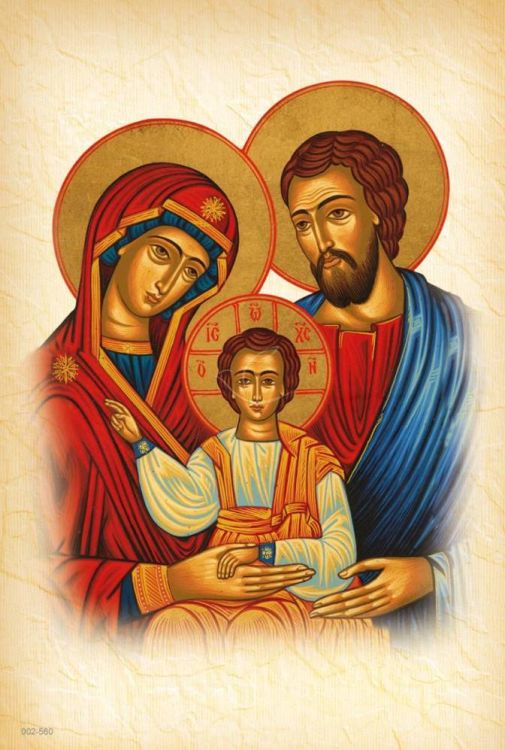 Religijna pocztówka Święta Rodzina (10 sztuk) księgarnia religijna sklep