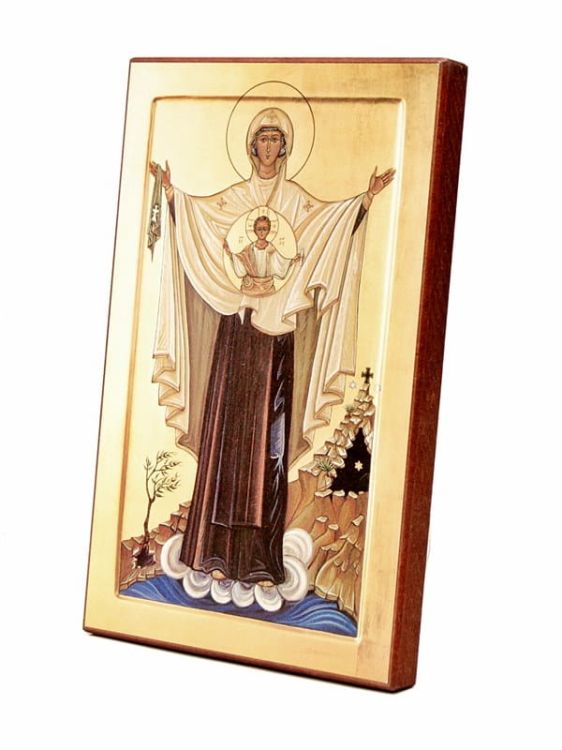 Ikona Matka Boża Szkaplerzna - reprodukcja 12 x 20 e-religijne.pl