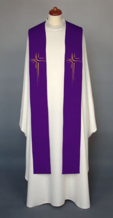 Stuła fioletowa 4-344-4 sklep szatami liturgicznymi