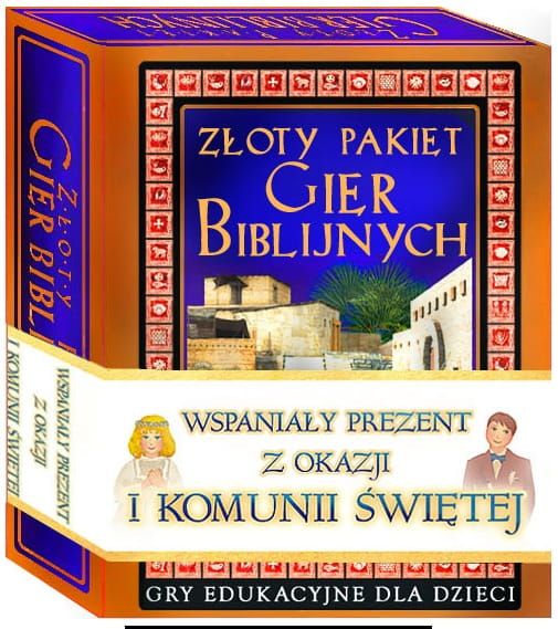 ZŁOTY PAKIET GIER BIBLIJNYCH - 4xCD/DVD
