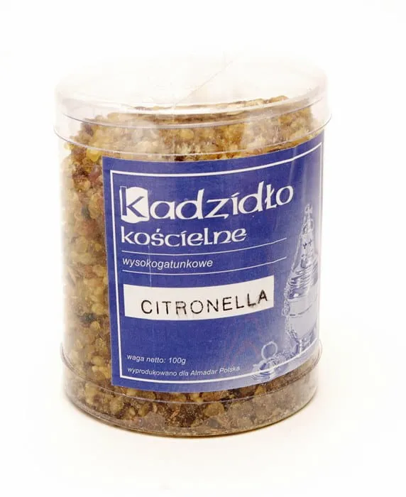 Kadzidło kościelne żywiczne CITRONELLA 100 g e-religijne.pl