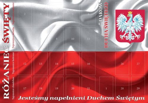 Wydawnictwo św. Stanisława - Sprawdziany - kontrolki na różaniec "Jesteśmy napełnieni Duchem Św." 2018