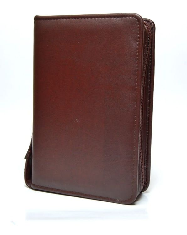 Okładka na brewiarz kapłański - skóra ekologiczna brązowa e-religijne.pl