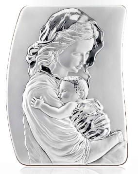Maryja z Dzieciątkiem - obrazek srebrny 678 MB e-religijne.pl