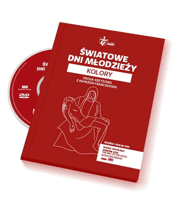 Droga krzyżowa z papieżem Franciszkiem ŚDM (Książka i film na DVD) - KOLORY cz.3 wydawnictwo św. Stanisława