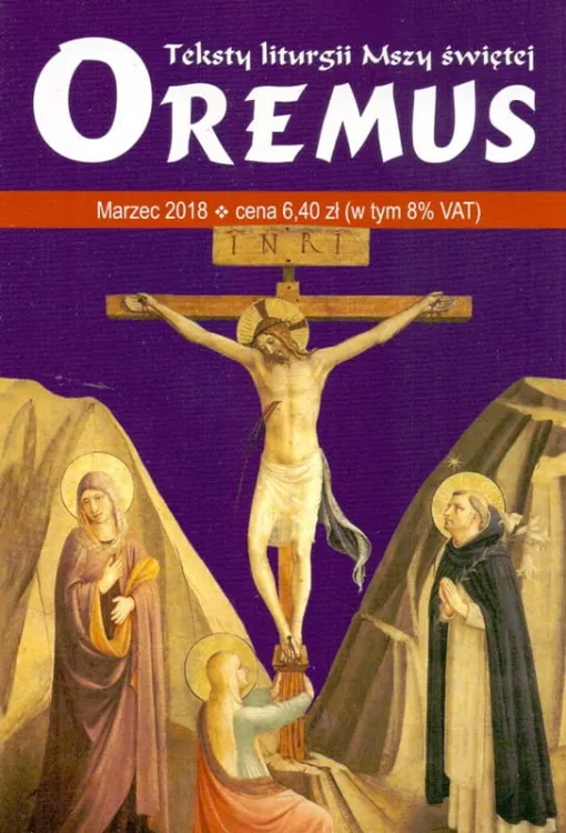 Księgarnia chrześcijańska e-religijne.pl: Oremus na MARZEC 2018 - teksty liturgii Mszy Świętej