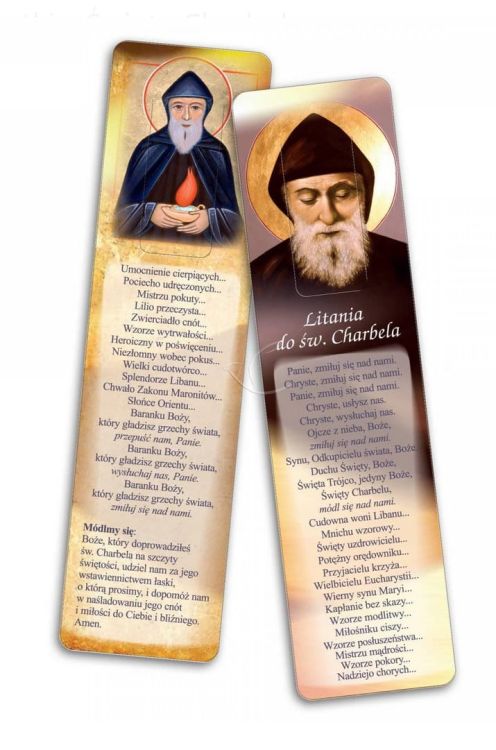 Zakładka do książki - Święty Charbel księgarnia chrześcijańska e-religijne.pl