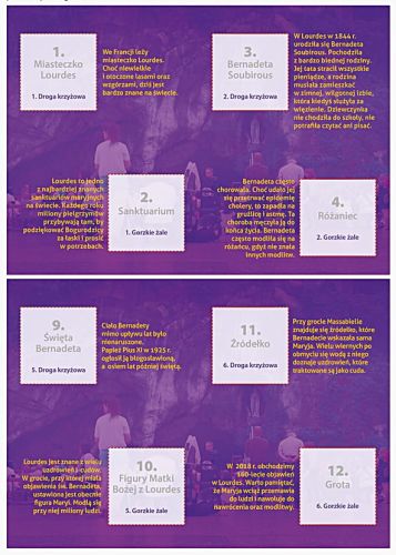 Drogi Krzyżowe i Gorzkie Żale. Pamiątka uczestnictwa w roku jubileuszu 160. rocznicy objawień w Lourdes wydawnictwo RAFAEL