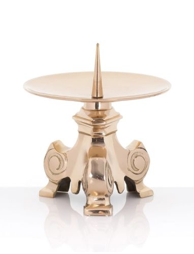 Sklep artykuły liturgiczne: Lichtarz świecznik ołtarzowy mosiężny P05