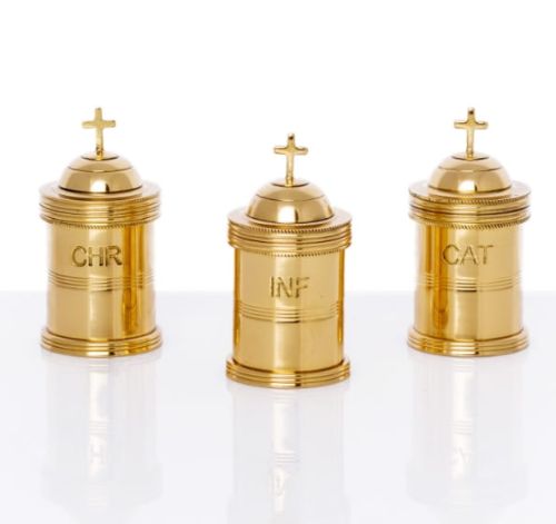 Naczynia na oleje zestaw INF + CHR + CAT 