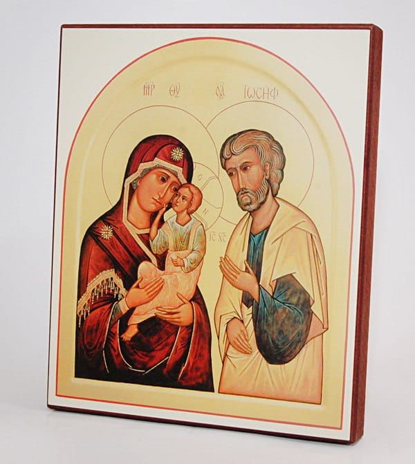 Ikona Świętej Rodziny - reprodukcja na desce e-religijne.pl