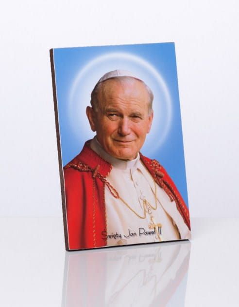 OBRAZY RELIGIJNE: Obrazek - zdjęcie Jana Pawła II do postawienia. Format 10 x 15 - dewocjonalia sklep internetowy e-religijne.pl
