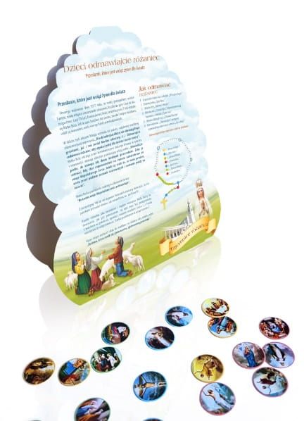 Sprawdziany dla dzieci na różaniec - kontrolki różańcowe sklep liturgiczny artykuły pomoce duszpasterskie