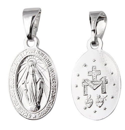 Srebrny Cudowny Medalik 6018029 e-religijne.pl