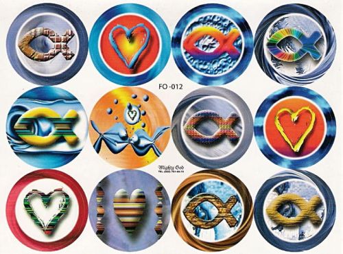 Naklejki religijne zestaw 12 sztuk (9) e-religijne.pl