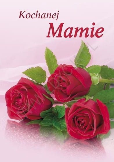 Kochanej Mamie - karnet upominkowy z kopertą e-religijne.pl