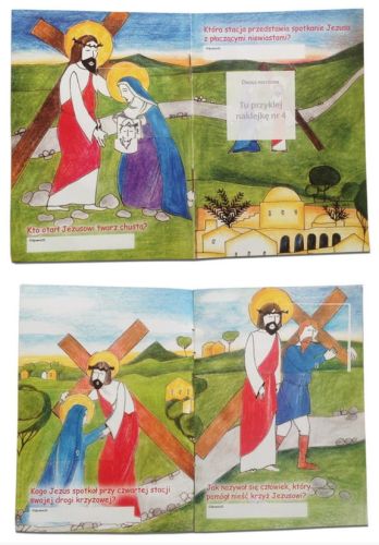 Miłosierni na Drodze Krzyżowej. Sprawdziany na drogi Krzyżowe - kontrolki - pomoce na Wielki Post największy wybór w sklepie e-religijne.pl