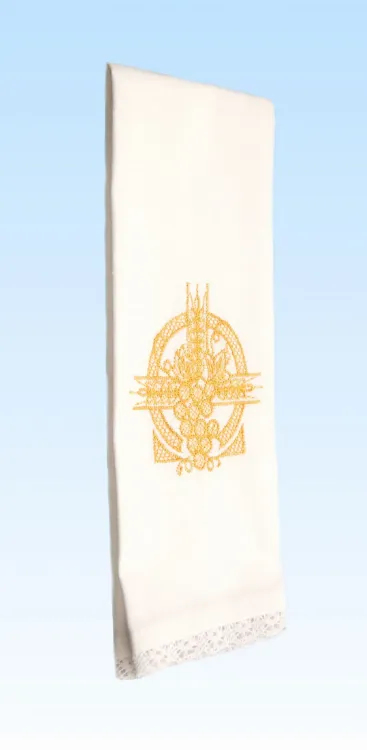 Puryfikaterze haftowane ozdobne - Bielizna kielichowa kościelna - sklep hurtownia liturgiczna e-religijne.pl