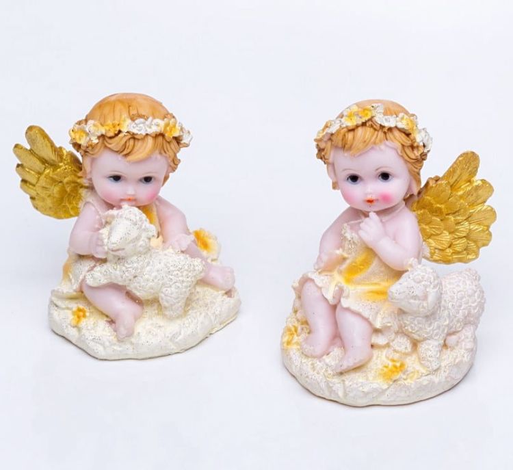 Aniołek z owieczką figurka 9 cm e-religijne.pl