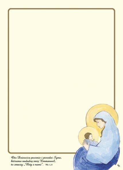 Papeteria religijna A5 - Boże Narodzenie 1 e-religijne.pl