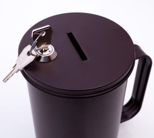 SKLEP KOŚCIELNY: Puszka skarbonka kościelna na zbiórkę datków i ofiar BRĄZOWA e-religijne.pl