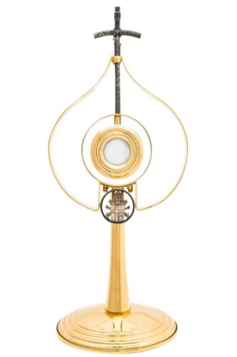 Relikwiarz złocony K3 papieski e-religijne.pl