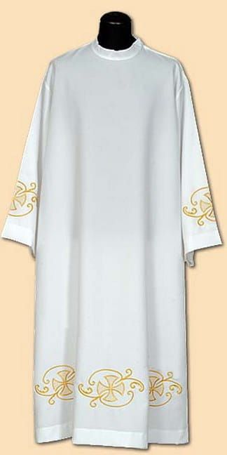 Alba kapłańska z haftem AS29
