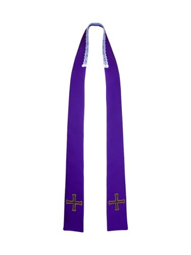 Stuła fioletowa do konfesjonału 4-114-4 e-religijne.pl