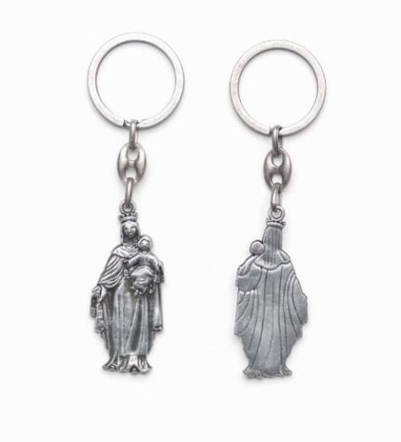 Sklep chrześcijański e-religijne.pl: Brelok do kluczy z Matką Bożą Szkaplerzną